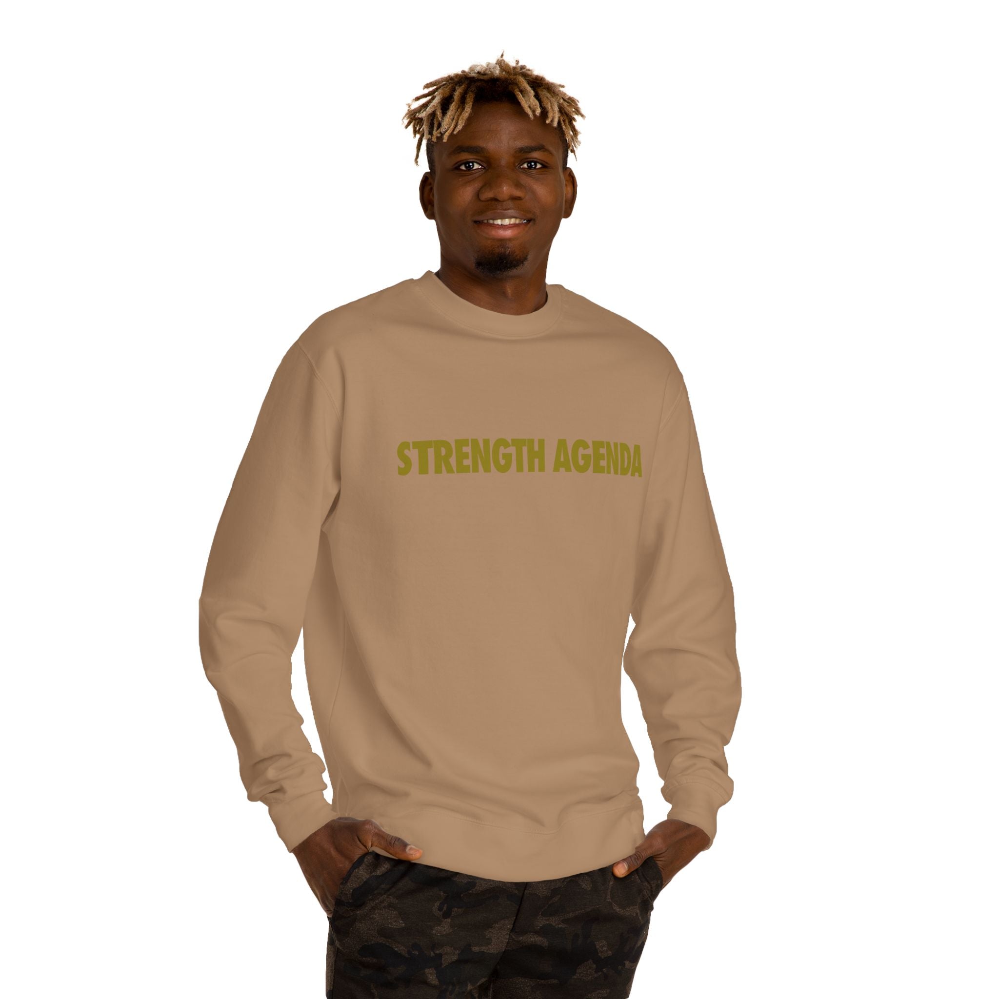 Strength Agenda Unisex Crew Neck Sweatshirt #strongertogether