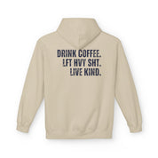 The Strength Agenda - "Drink Coffee, Lift Heavy Sh*t, Live Kind" Hoodie