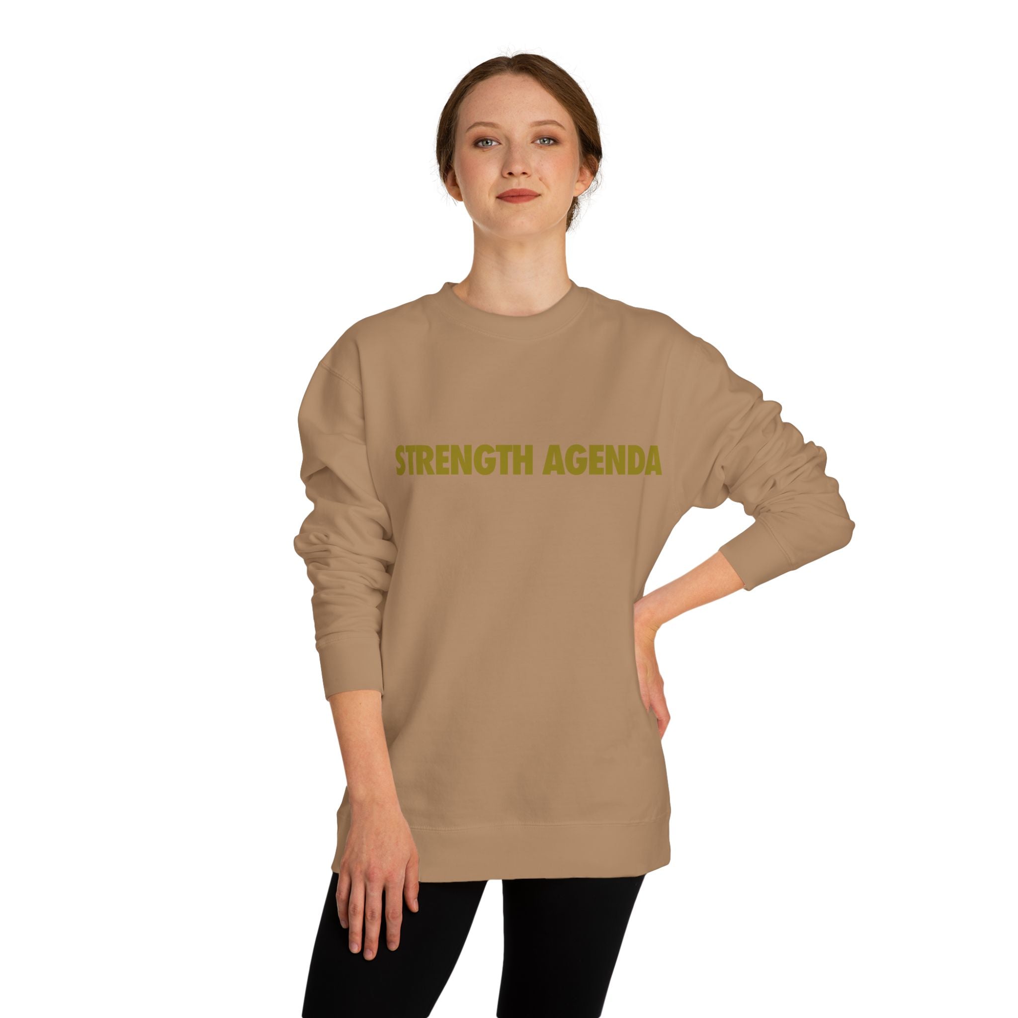 Strength Agenda Unisex Crew Neck Sweatshirt #strongertogether