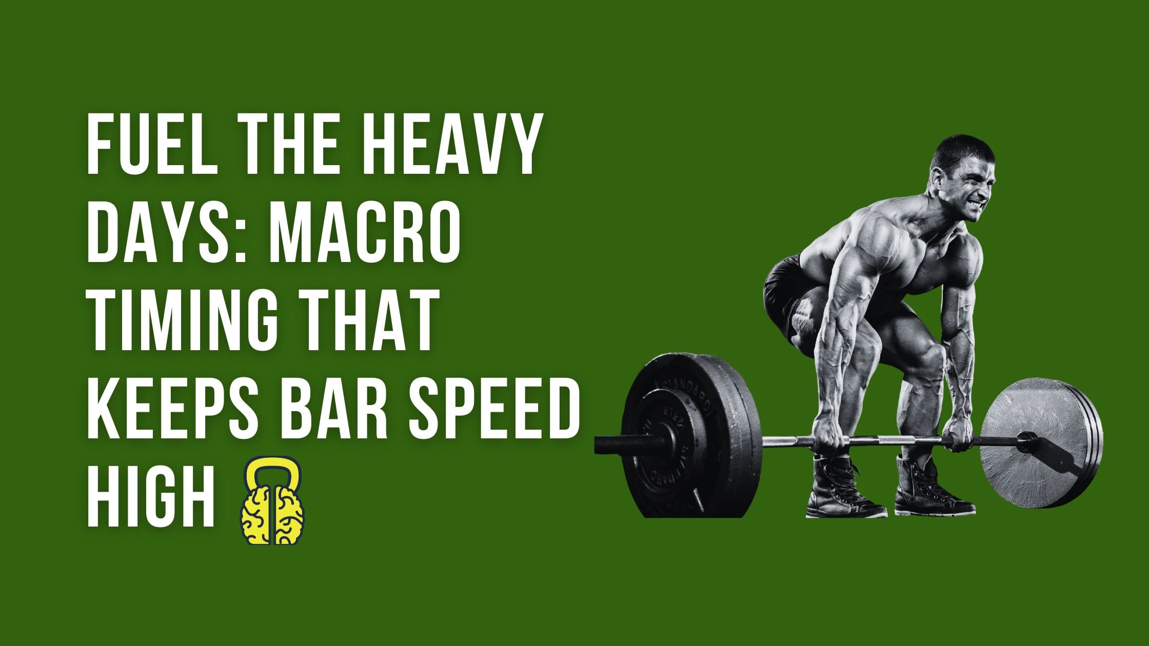 Fuel the Heavy Days: Macro Timing That Keeps Bar Speed High