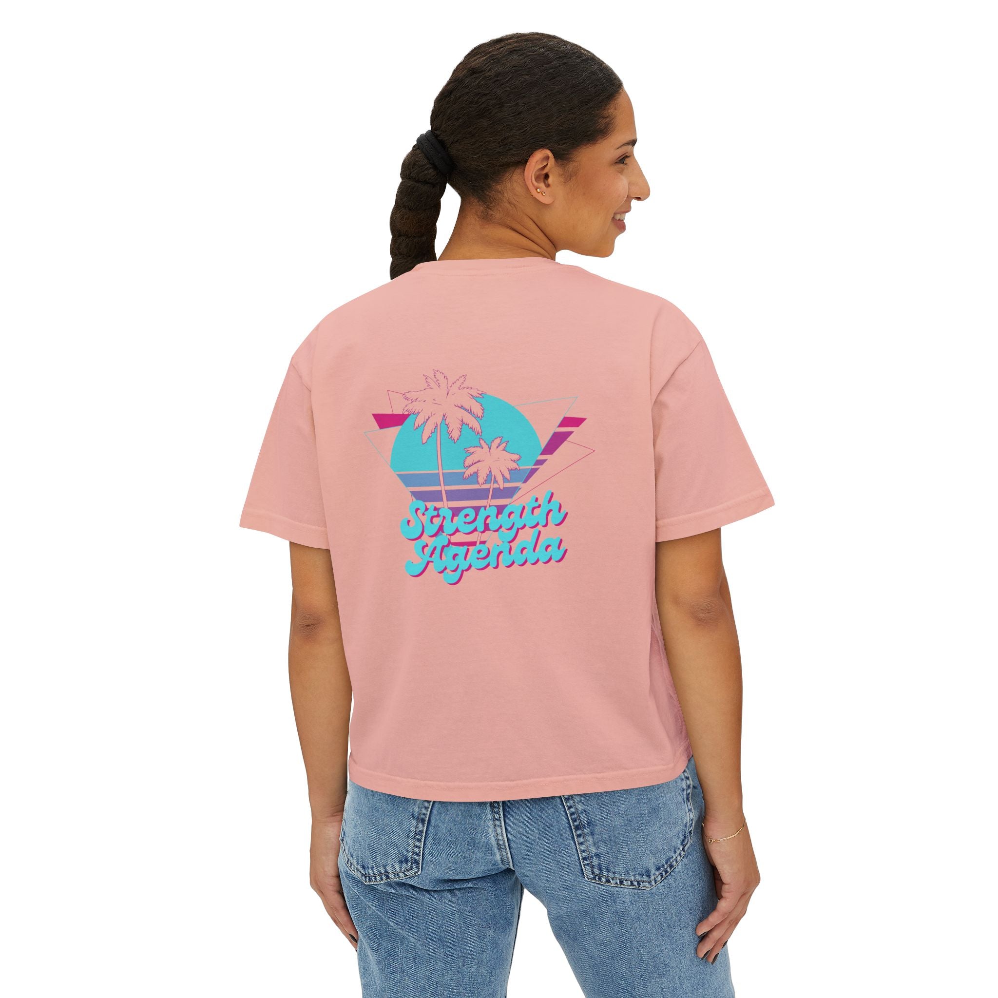 LIMITED EDITION: Daytona 2025 Worlds Women's Boxy Crop T-Shirt
