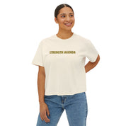 Strength Agenda #StrongerTogether Women's Crop Shirt