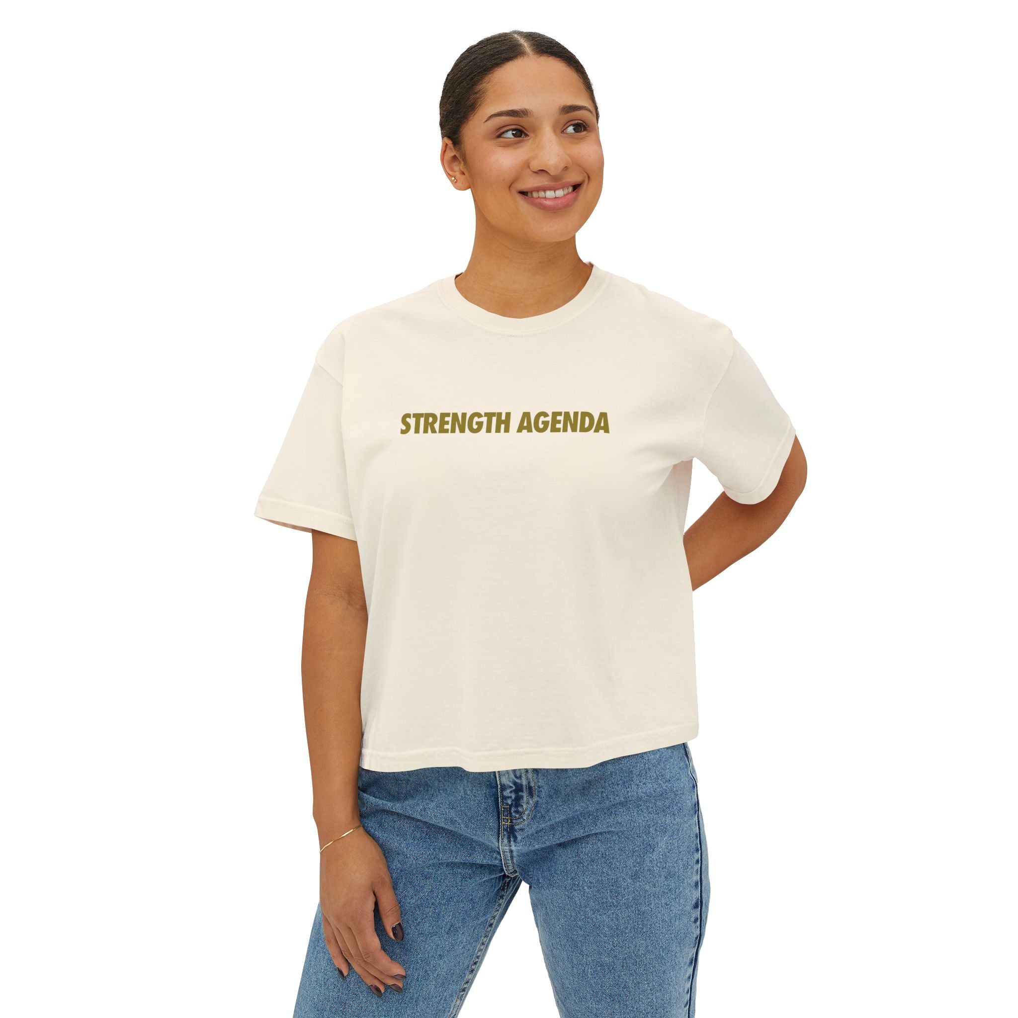 Strength Agenda #StrongerTogether Women's Crop Shirt