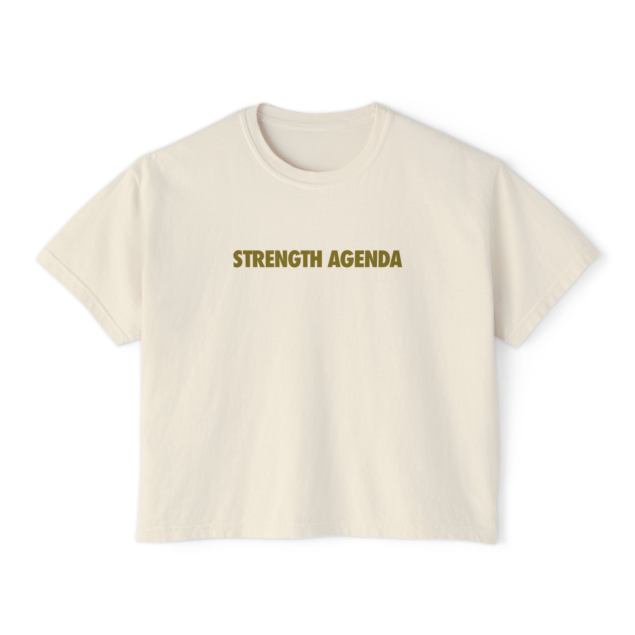 Strength Agenda #StrongerTogether Women's Crop Shirt