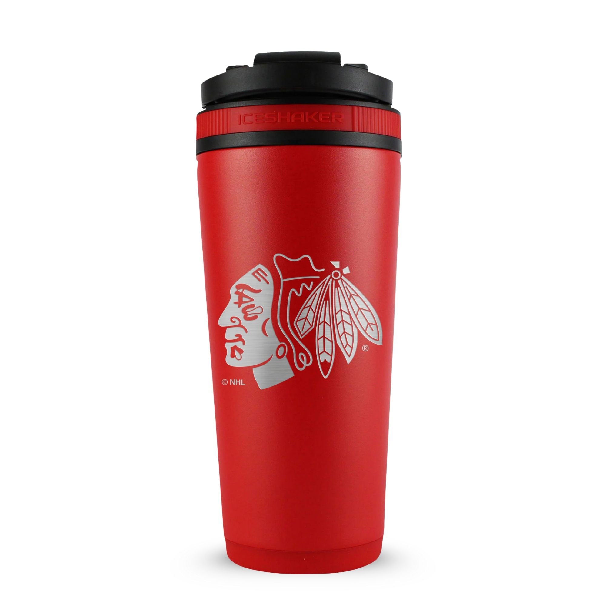 Officially Licensed Chicago Blackhawks 26oz Ice Shaker (Members)