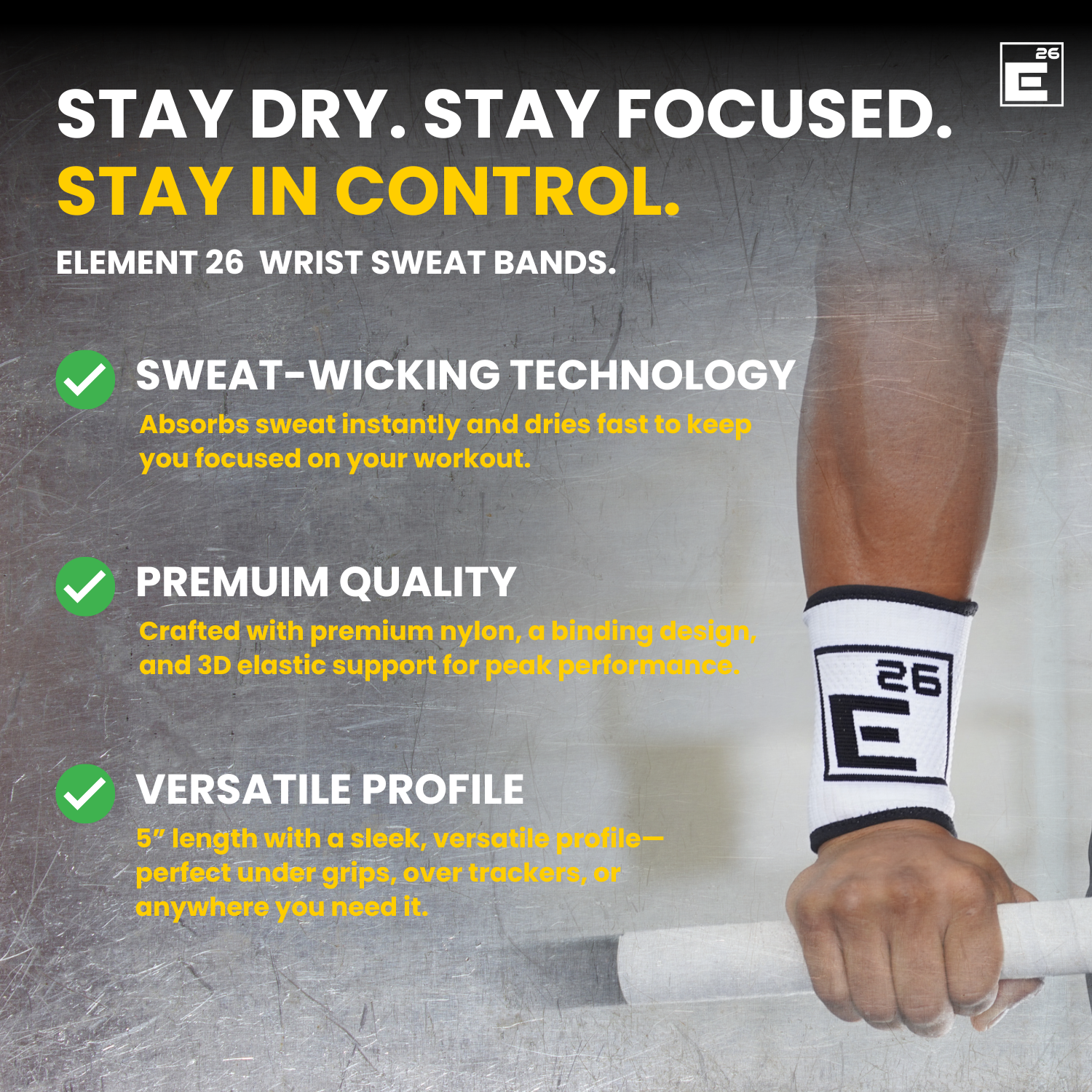 Wrist Sweat Bands (Members)