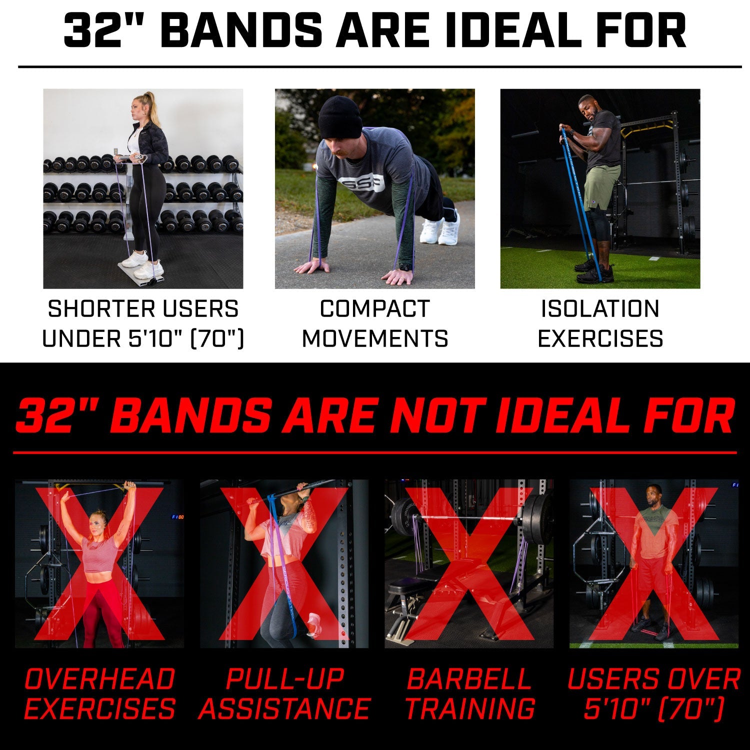 32" Resistance Bands