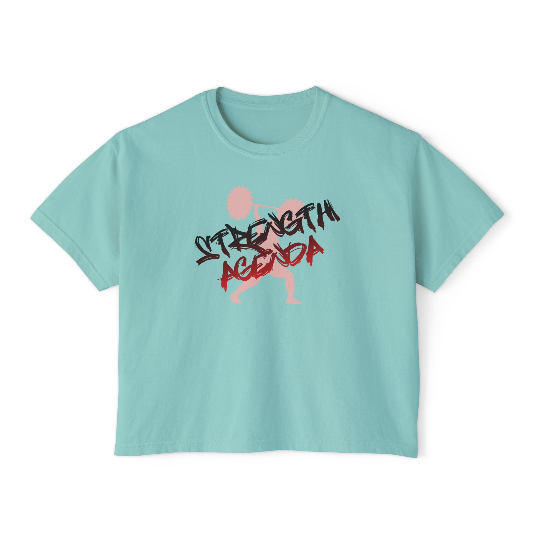 Strength Agenda Summer Vibes Boxy Cut Women's Tee