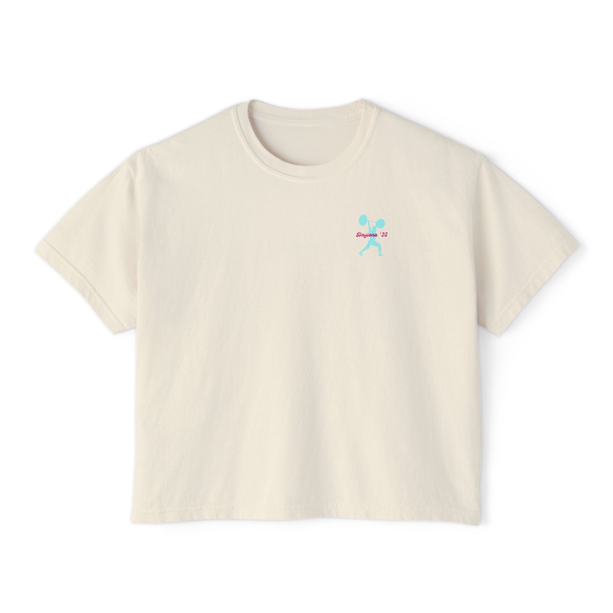 LIMITED EDITION: Daytona 2025 Worlds Women's Boxy Crop T-Shirt