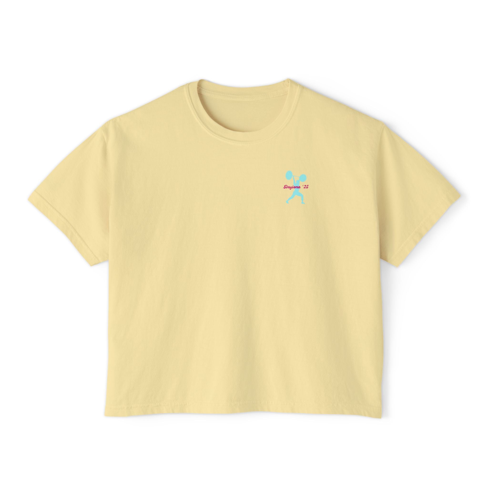 LIMITED EDITION: Daytona 2025 Worlds Women's Boxy Crop T-Shirt
