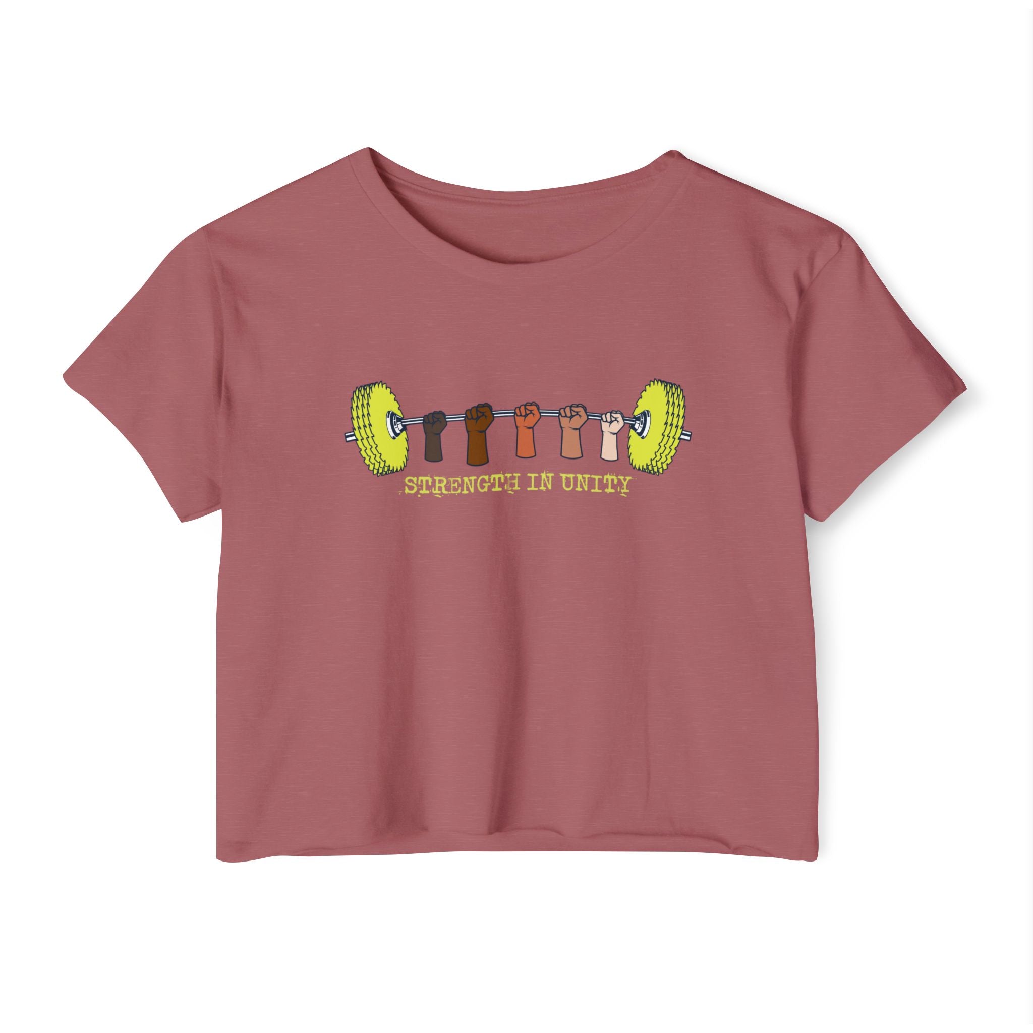 Unity in Strength Women's Crop