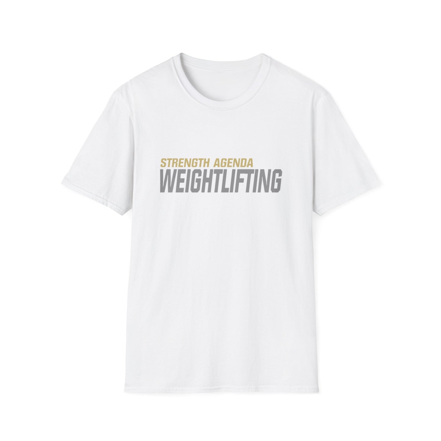 Strength Agenda Weightlifting Unisex T-Shirt - Softstyle Athletic Tee