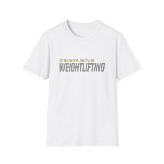 Strength Agenda Weightlifting Unisex T-Shirt - Softstyle Athletic Tee