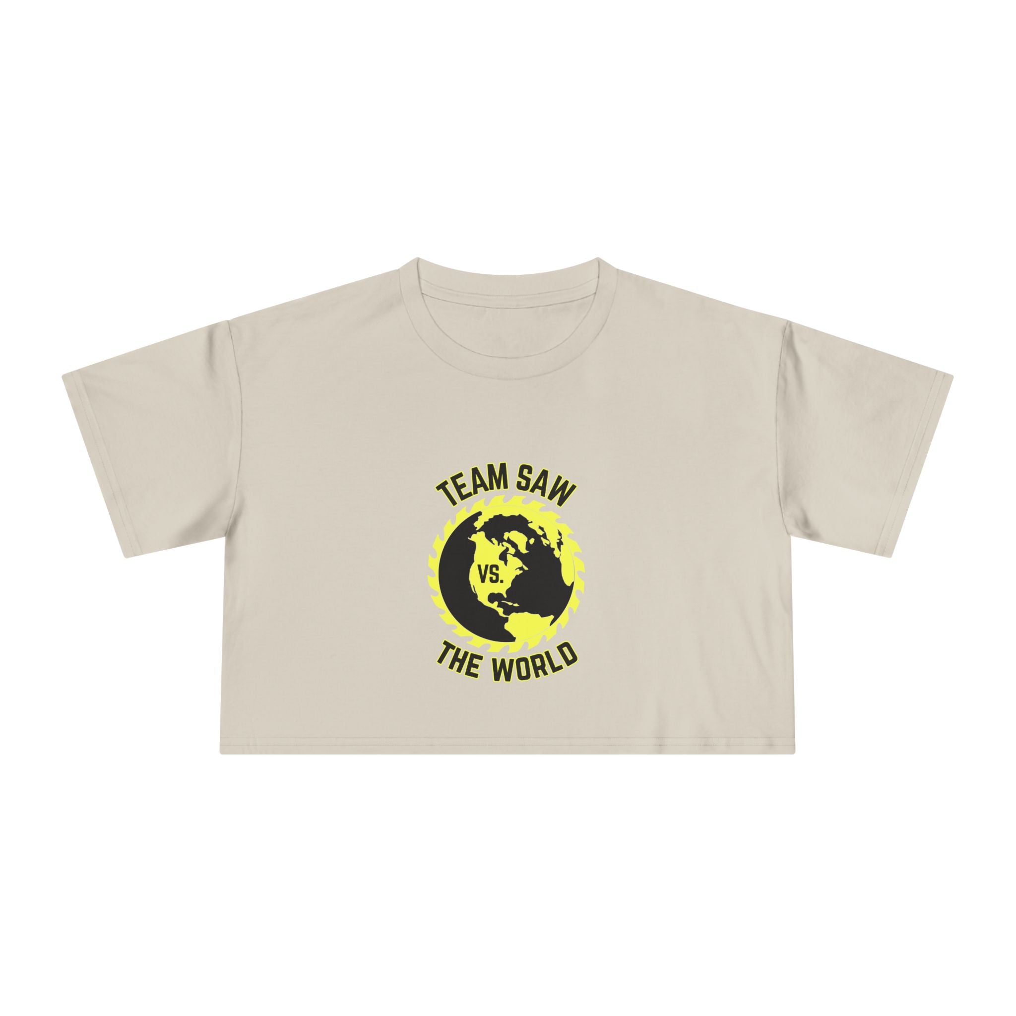 Team Saw vs. The World Crop Tee