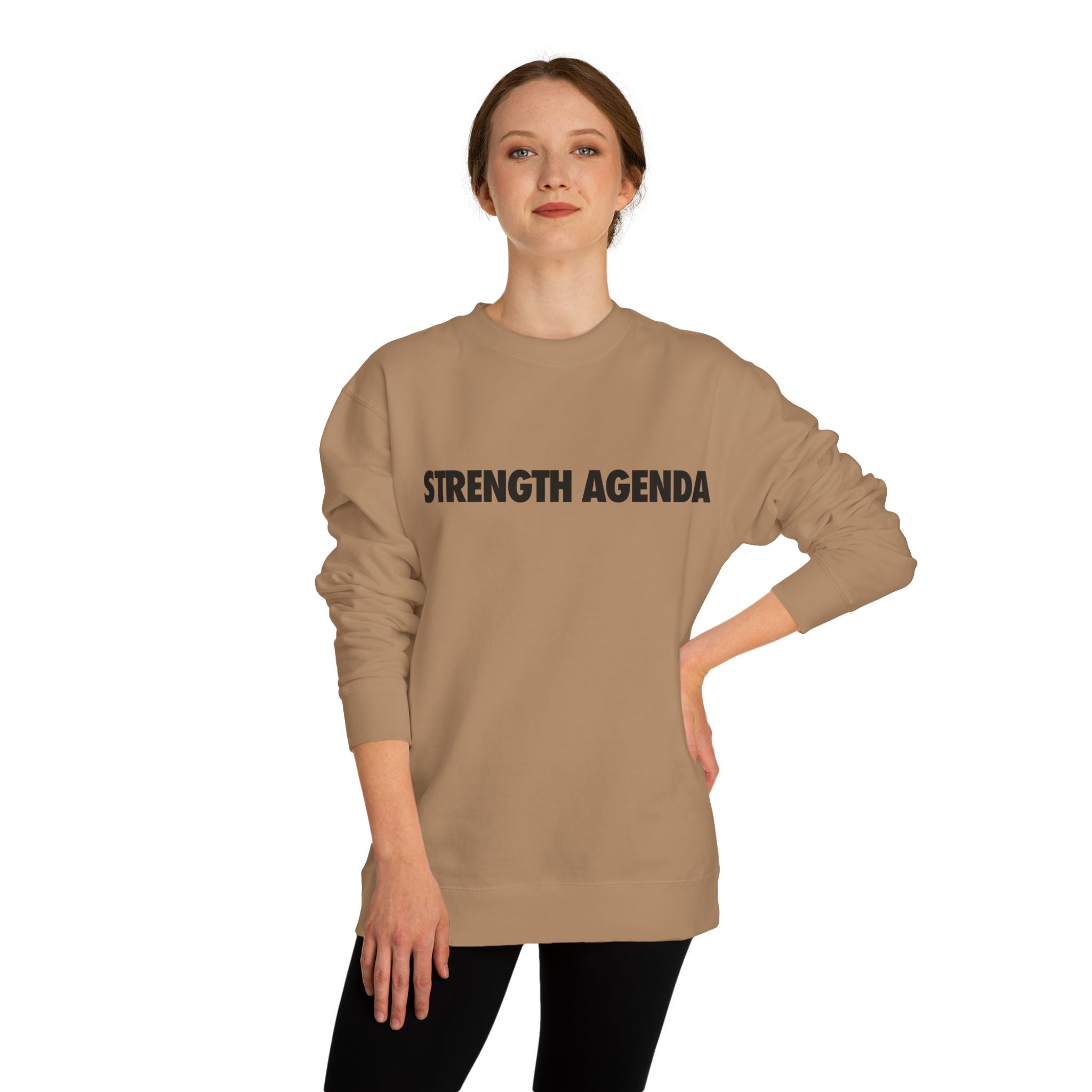 Strength Agenda Unisex Crew Neck Sweatshirt #strongertogether