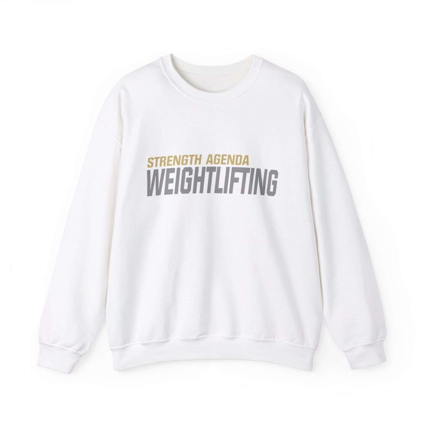 Strength Agenda Weightlifting Sweatshirt | Unisex Heavy Blend™ Crewneck