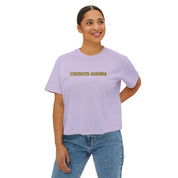 Strength Agenda #StrongerTogether Women's Crop Shirt