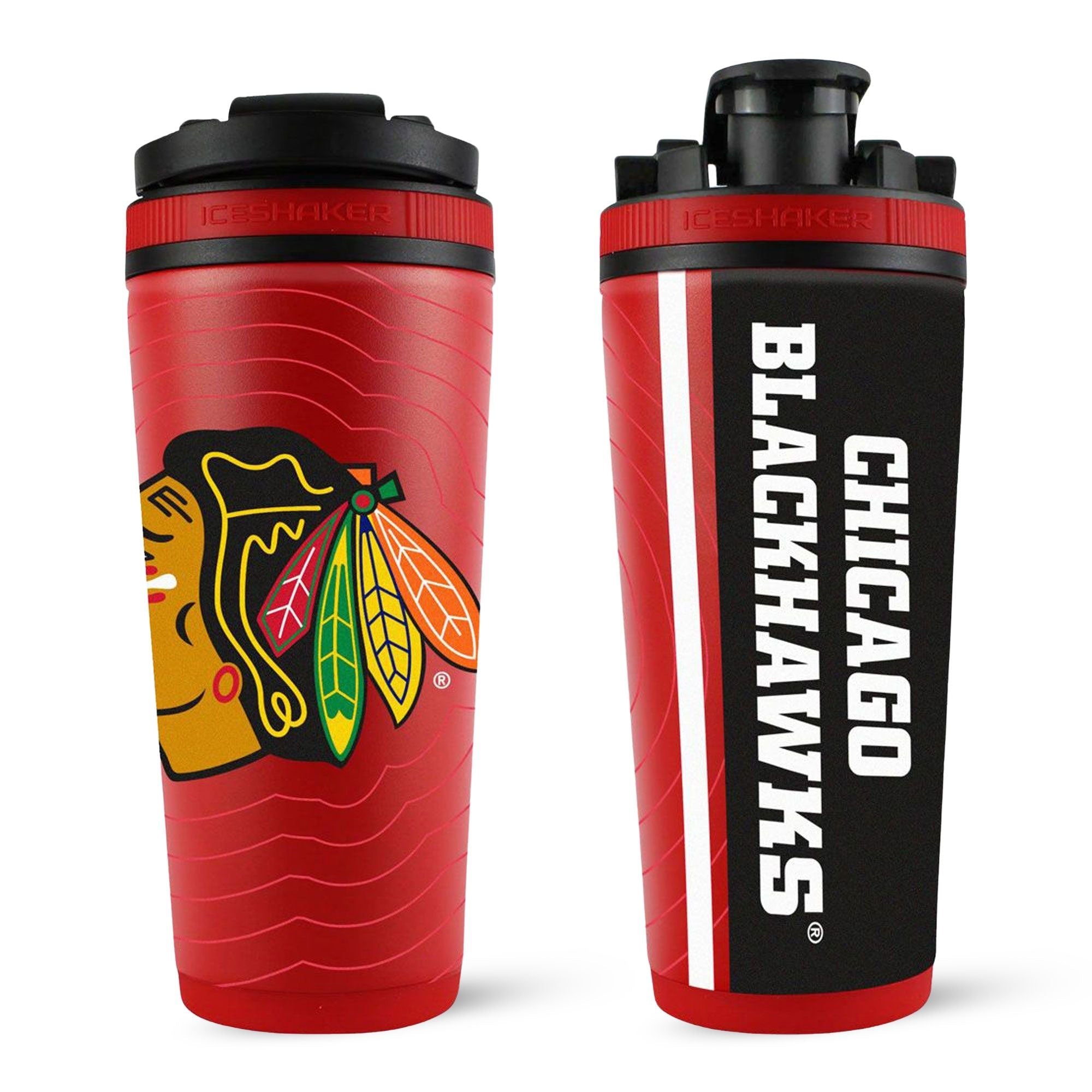 Officially Licensed Chicago Blackhawks 26oz Ice Shaker (Members)