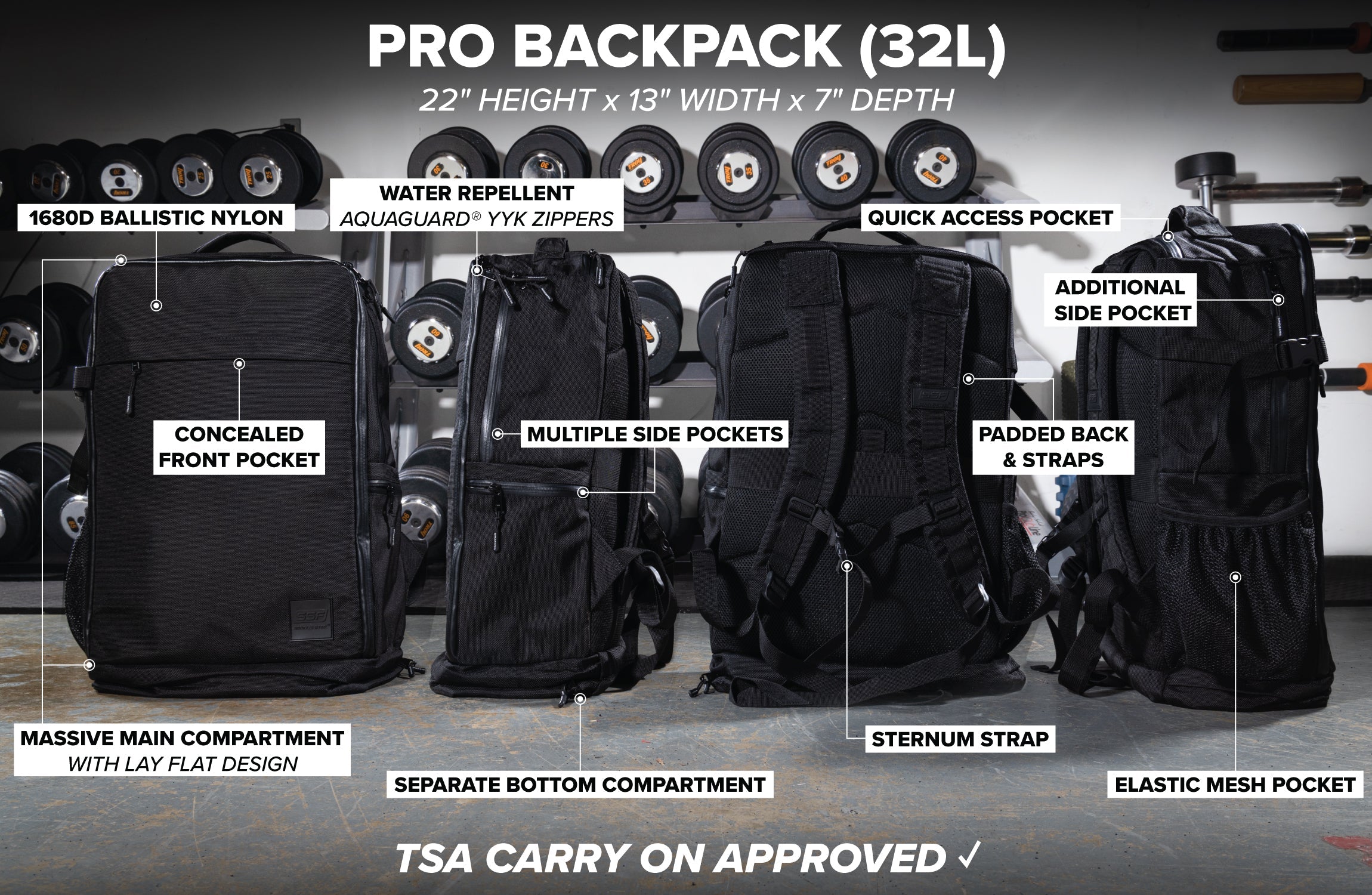PRO Divider Backpack (32L) (Members)