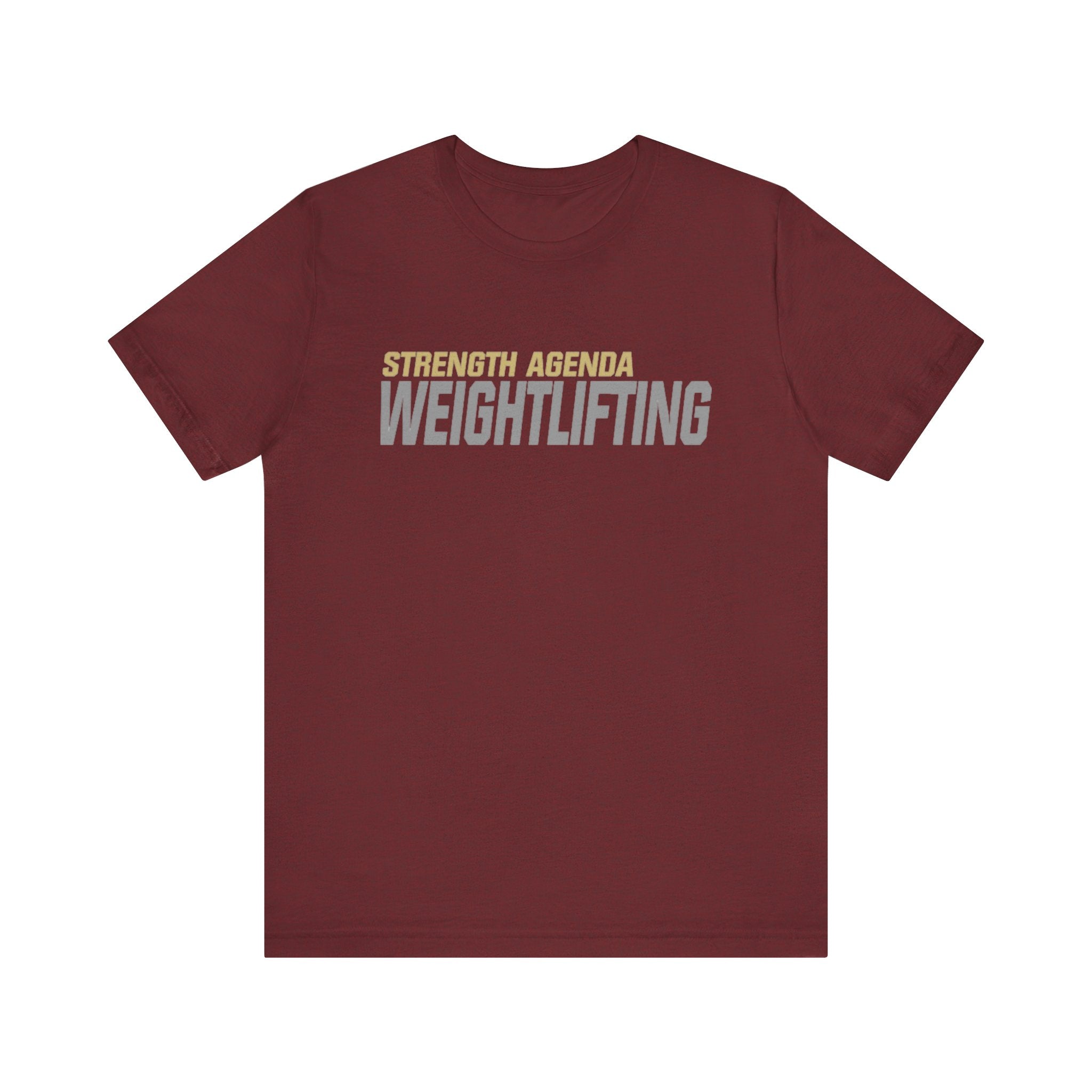 Strength Agenda Weightlifting Signature T-Shirt